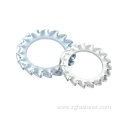 DIN6798 Blue zinc External teeth serrated lock washer